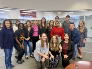 Faculty and student partners smiling for a picture