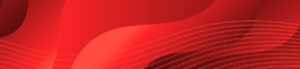 Decorative graphic rectangle. Crimson red gradient with wavy lines.